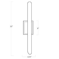 Redford Mid-Century Oil Rubbed Bronze Steel Sconce|