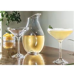 Simon Pearce Vintner Coupe Modern Clear Wine Glass|