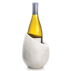 Simon Pearce Modern White Marble Wine Chiller|