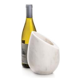 Simon Pearce Modern White Marble Wine Chiller|