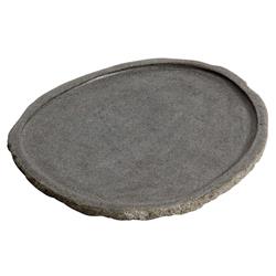 Cora Industrial Loft Grey Riverstone Handmade Tray|