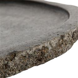 Cora Industrial Loft Grey Riverstone Handmade Tray|