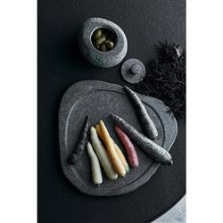 Cora Industrial Loft Grey Riverstone Handmade Tray|