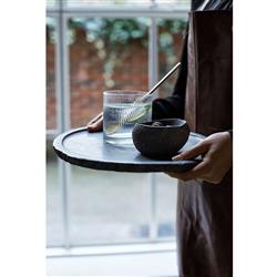 Cora Industrial Loft Grey Riverstone Handmade Tray|