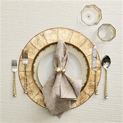 Capiz Coastal Beach Champagne Shell Placemat - Set of 4|