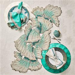 Capiz Coastal Beach Natural Shell Placemat - Set of 4|