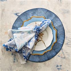 Capiz Coastal Beach Periwinkle Shell Placemat - Set of 4|