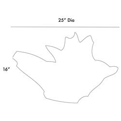 Nantucket Coastal Beach Natural Driftwood Bowl Centerpiece|