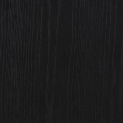 Clarence Rustic Lodge Matte Black Oak Wood Clear Glass 3 Door Sideboard|