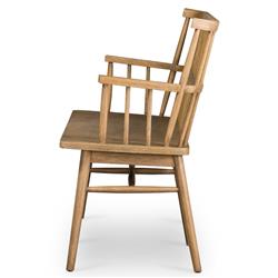 Penny Rustic Lodge Brown Oak Wood Bench|