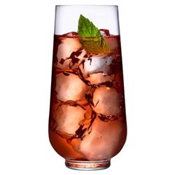 Hepburn Modern Classic Clear Crystal Long Drink Glass - Set of 4|