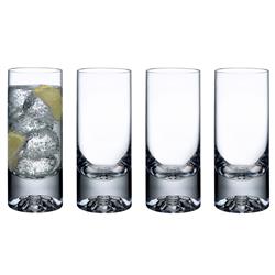 Shade Modern Classic Clear Crystal High Ball Glass - Set of 4|