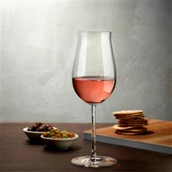 Vintage Modern Classic Clear Crystal Ros+? Wine Glass - Set of 2|