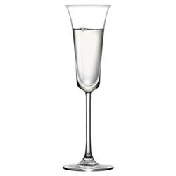 Vintage Modern Classic Clear Crystal Grappa Glass - Set of 2|