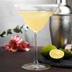 Vintage Modern Classic Clear Crystal Margarita Glass - Set of 2|