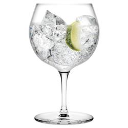 Vintage Modern Classic Clear Crystal Gin Tonic Glass - Set of 2|