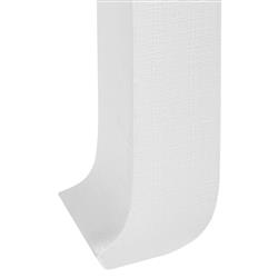 Bethany Vanilla Lacquered Linen Chow Feet Square Coffee Table|