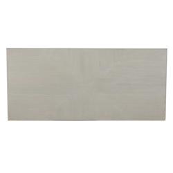 Ferris Modern White Mahogany Wood Gold Band Base Dining Table - 92"W|