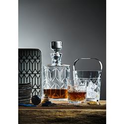 Avenue Modern Classic Clear Crystal Whiskey Decanter|