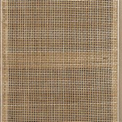 Corazon Global Bazaar Woven Natural Cane Black Wash Mango Wood Sideboard|