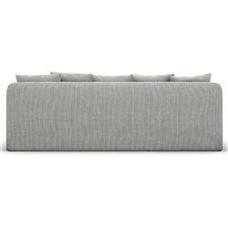 Cassandra Modern Classic Grey Slipcovered Outdoor Sofa - 92"W|