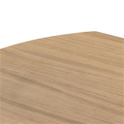 Khalil Modern Classic Brown Guanacaste Wood Executive Desk|