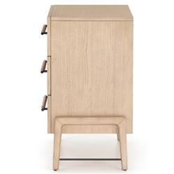 Matthew Modern Classic Brown Wood 3 Drawer Dresser|