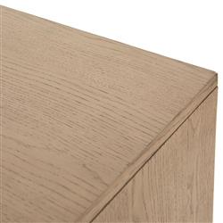 Matthew 6 Drawer Modern Classic Brown Wood Dresser|