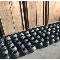 Alexandra Modern Classic Grey Pottery Vintage Water Jar - Extra Small|