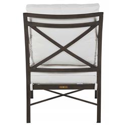 Monaco French Slate Grey Aluminum Spring Outdoor Lounge Chair|