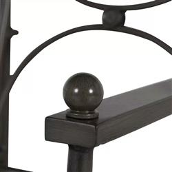 Roma Slate Grey Gold Aluminum White Cushion Outdoor Dining Chair|