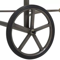 Roma Slate Grey Aluminum White Cushion Outdoor Chaise Lounge|