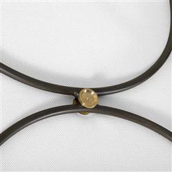 Roma Slate Grey Aluminum White Cushion Outdoor Chaise Lounge|