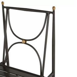 Roma Slate Grey Aluminum White Cushion Outdoor Dining Chair|