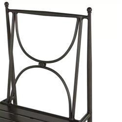 Roma Slate Grey Aluminum White Cushion Outdoor Dining Chair|