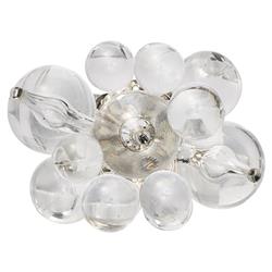 Cloud Modern Clear Acrylic Napkin Ring - Set of 4|