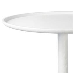 Hope Coastal White Aluminum Table|