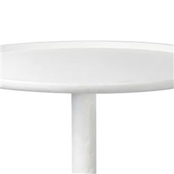 Hope Coastal White Aluminum Table|