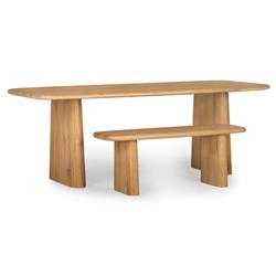 Laura Rustic Lodge Brown Oak Wood Round Edge Entryway Bench|