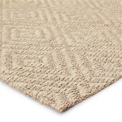 Tristan Global Brown Diamond Lattice Patterned Rug - 4'x6'|