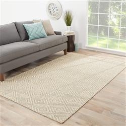 Tristan Global Brown Diamond Lattice Patterned Rug - 4'x6'|