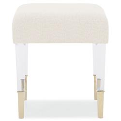 Anders Modern Cream Performance Acrylic Stool|