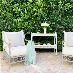 Pampa Modern Green Cotton Handwoven Throw Blanket|