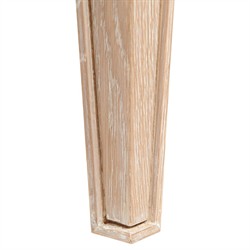 Paola French Country Brown Oak Wood 5-Drawer Desk|