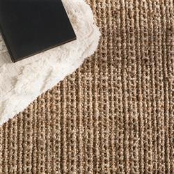 Amara Coastal Beach Brown Jute Natural Rug - 5'x8'|