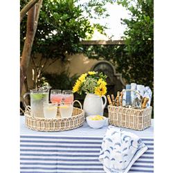 Juliska Country Estate Delft Blue Cotton Napkin|