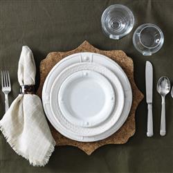 Juliska Le Panier Whitewash Ceramic Salad Plate|