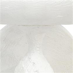 Abigail Modern Classic White Plaster Metal Wall Sconce|