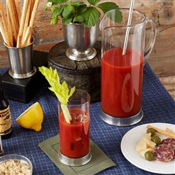 MATCH Modern Pewter Base Clear Crystal Highball Glass|