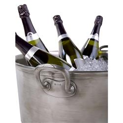 MATCH Modern Pewter Bottle Basin Cooler|